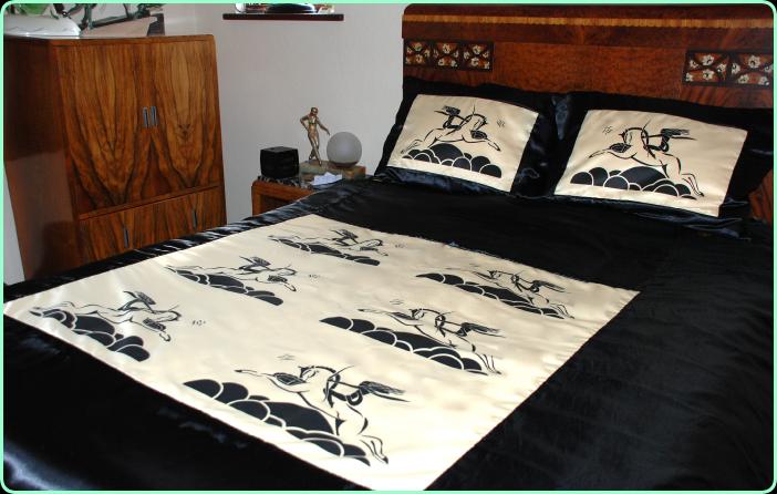  Diana on Horseback  Kingsize  Satin Duvet Set 